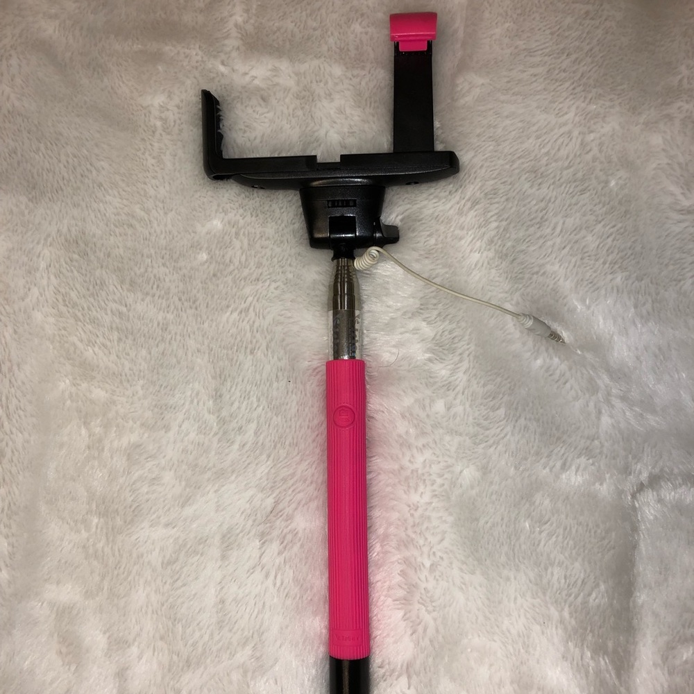 Pink selfie stick